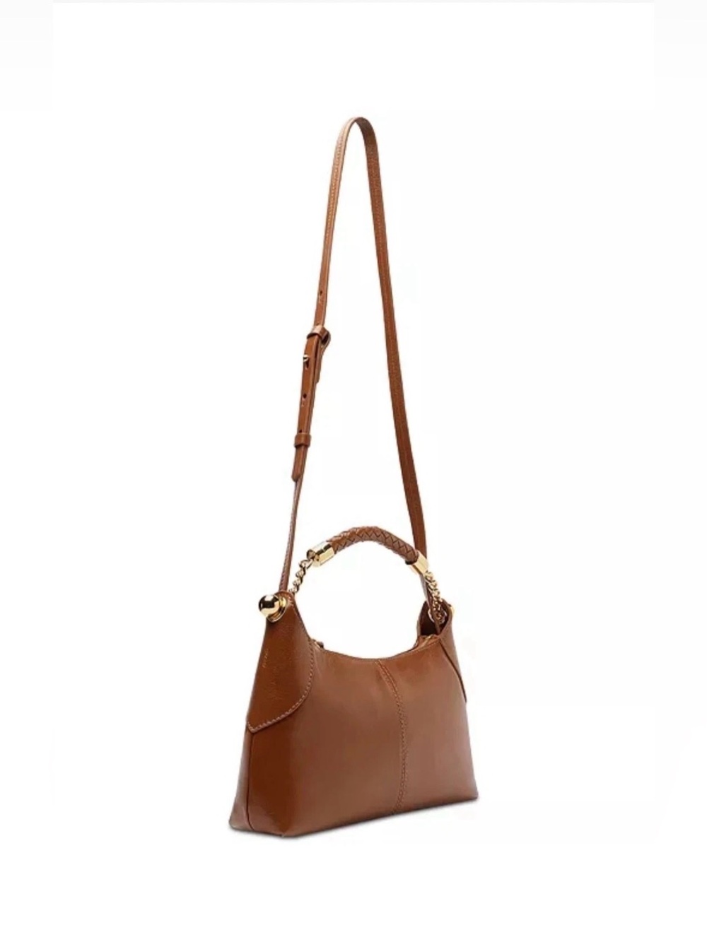 Arezzo Sloane Sm Leather C/B. Cognac. - Picture 3 of 11